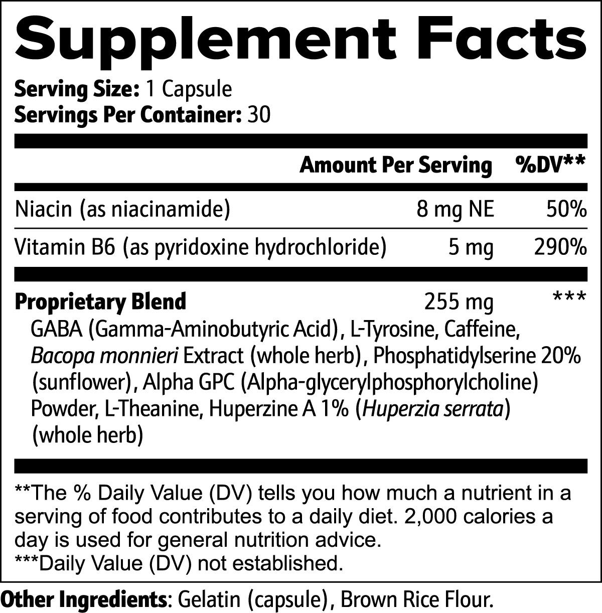 Cognitive Support "Enhances Memory & Focus Naturally"