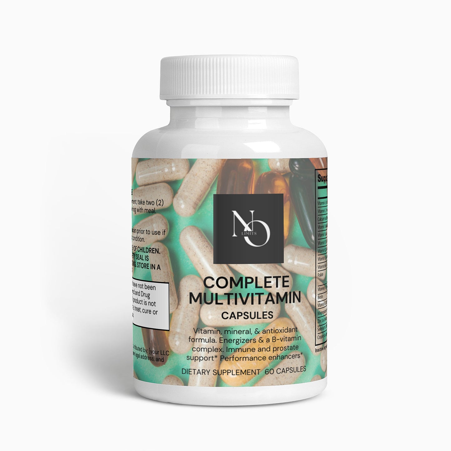 Complete Multivitamin "Daily Essential Nutrients for Overall Wellness"