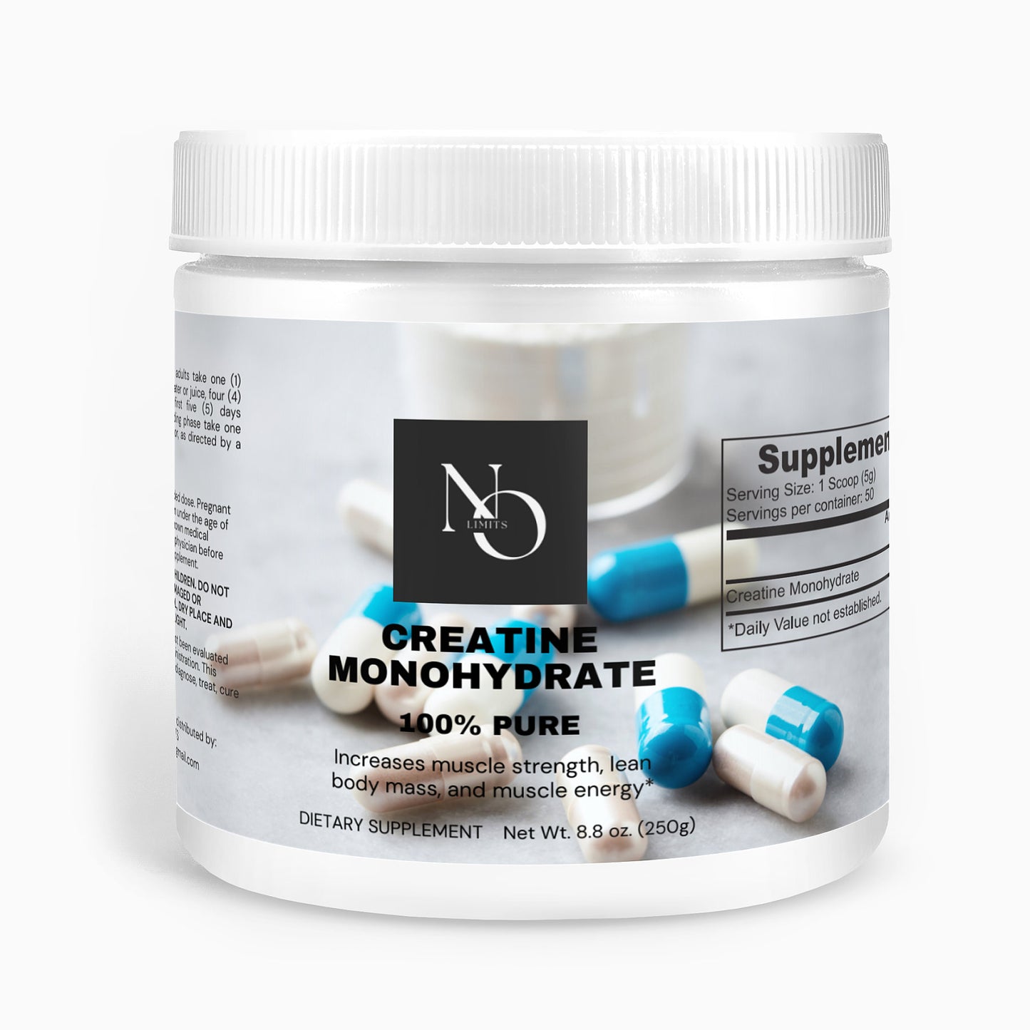 Creatine Monohydrate "Boosts Strength & Enhances Workout Performance"