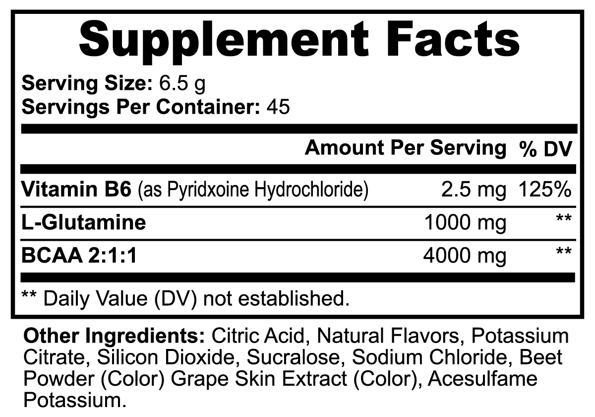 Post-workout BCAA Powder in the flavors of Honeydew and Watermelon