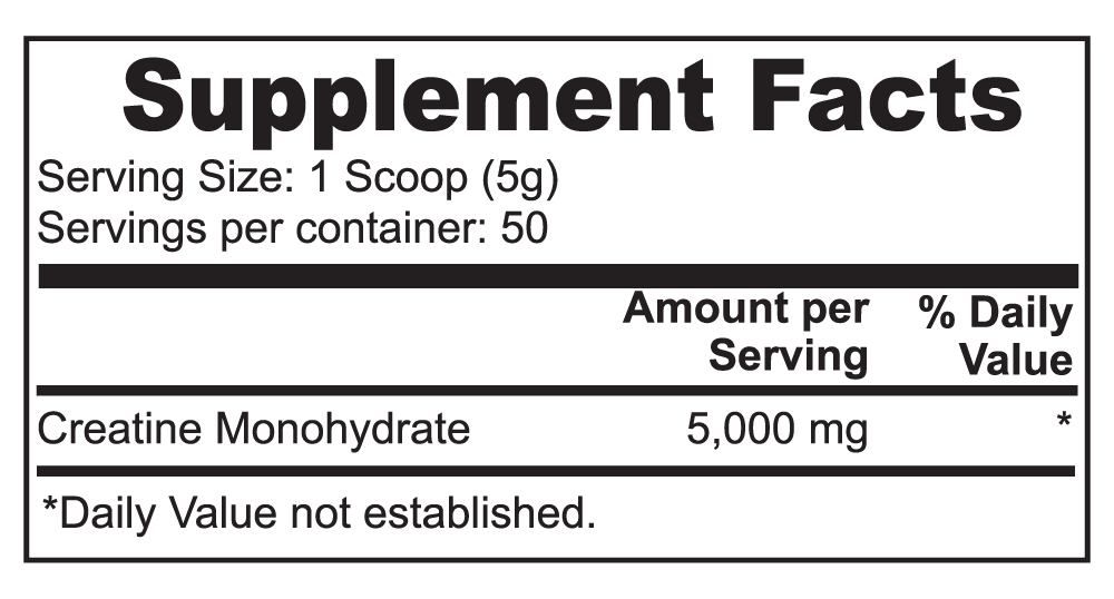 Creatine Monohydrate "Boosts Strength & Enhances Workout Performance"