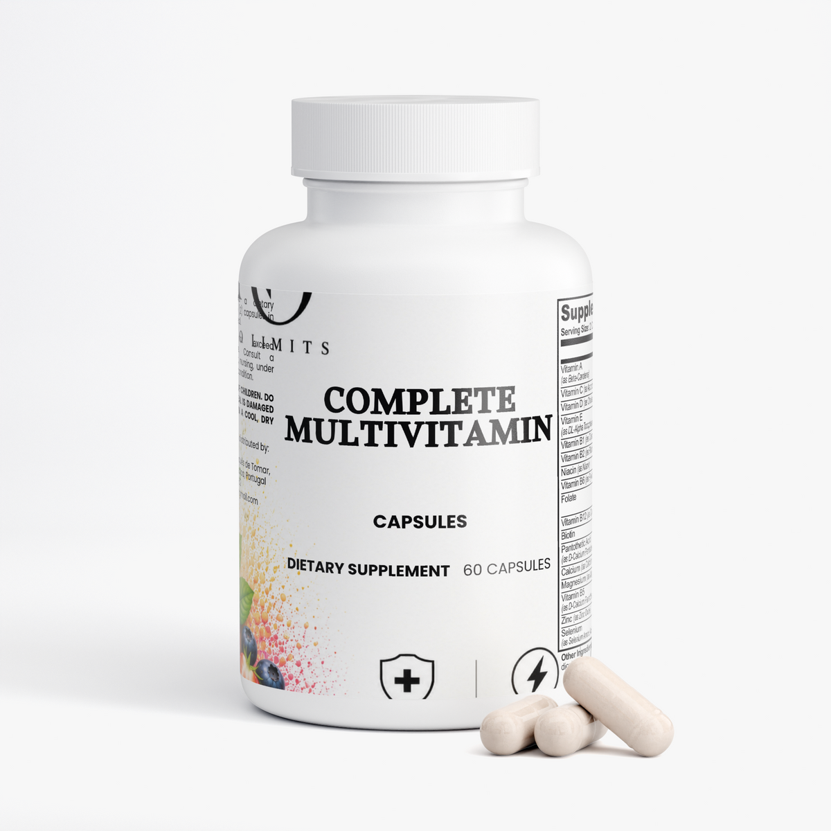 Complete Multivitamin "Daily Essential Nutrients for Overall Wellness"