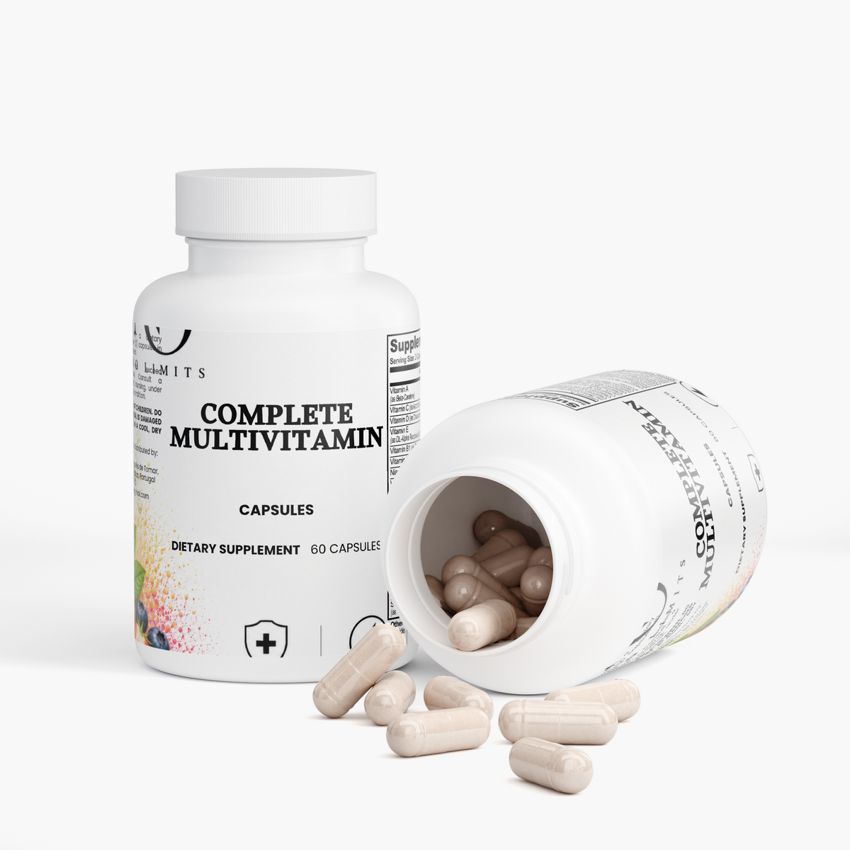 Complete Multivitamin "Daily Essential Nutrients for Overall Wellness"