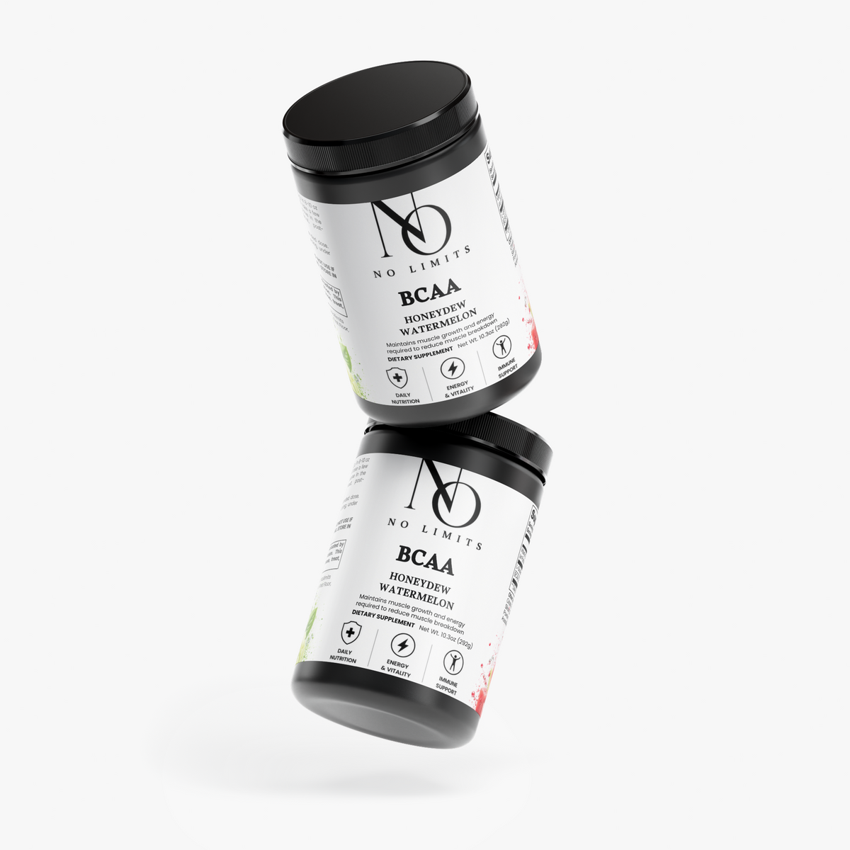 Post-workout BCAA Powder in the flavors of Honeydew and Watermelon