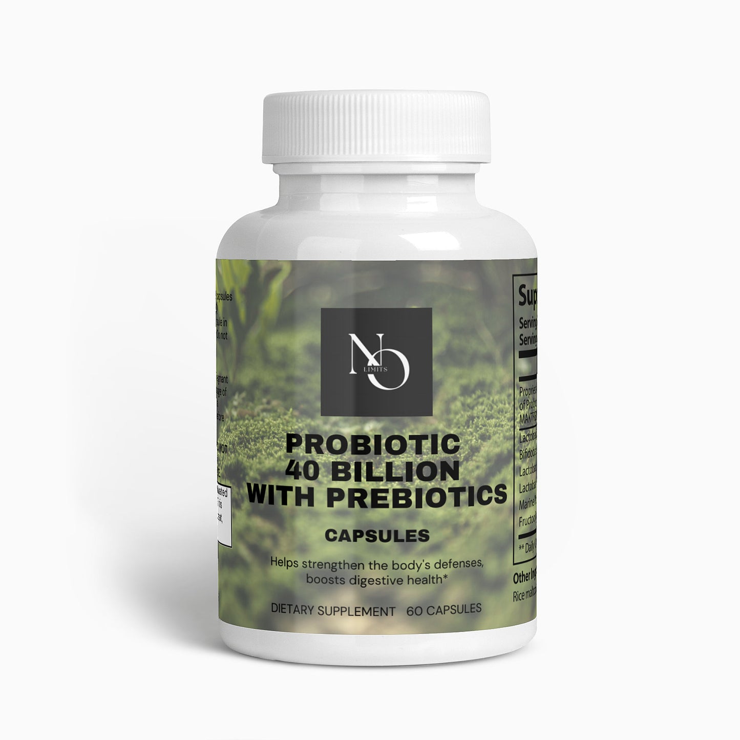 Probiotic 40 Billion with Prebiotics "Supports Digestive Health & Boosts Gut Flora Balance"